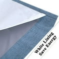 thumbnail image 6 of Shady Rest Sunbar 52" x 63" Fabric Lined Grommet 100% Blackout Panel Blue Multiple Sizes, 6 of 7