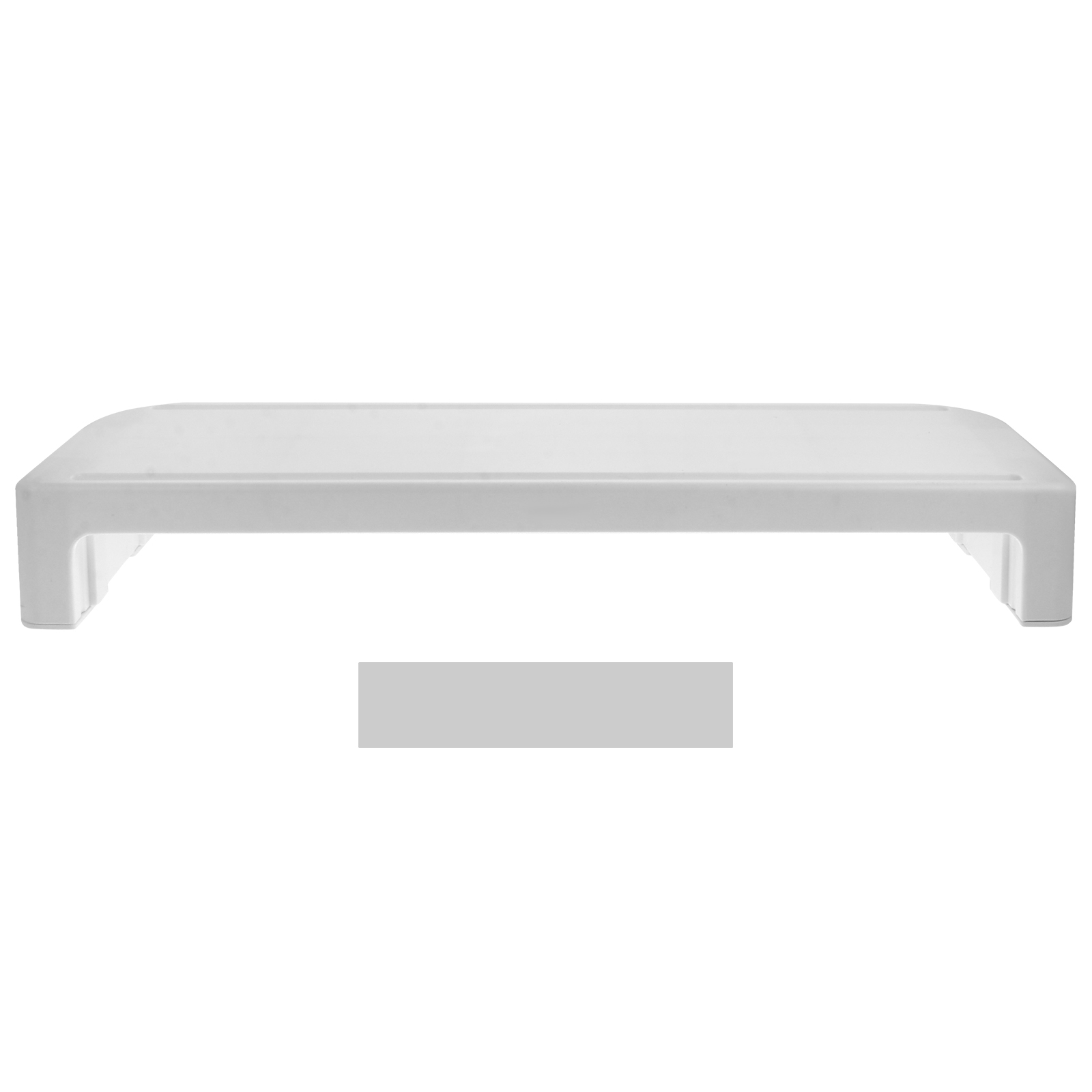 FRCOLOR Riser Computer Heightened Shelf Adjustable Desktop Stand 53.5X22X7.3CM White