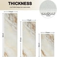 thumbnail image 4 of White Gold Marble Pattern Kitchen Rugs Sets Of 3,Kitchen Runner Rugs Non Skid Washable,Decorative Kitchen Floor Mats for Kitchen,Sink,Laundry,17"x30"+ 17"x47" + 17"x59", 4 of 6
