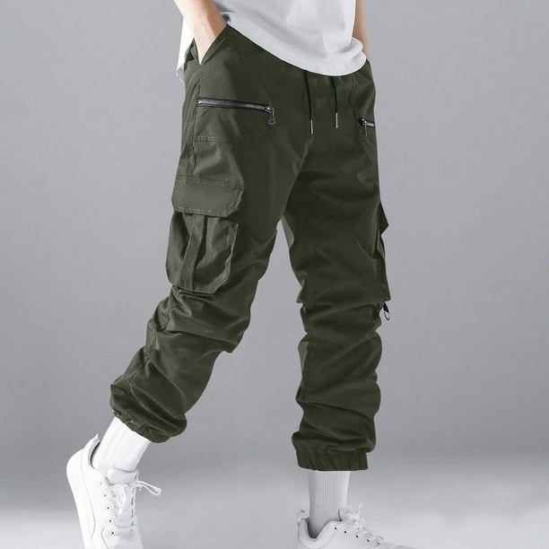 Pantalones largos para hombre, moda de primavera e invierno, pantalones deportivos casuales, pantalones para hombre