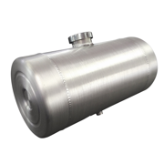 10x30 Center Fill Round Spun Aluminum Gas Tank - 10 Gallon 3/8 NPT