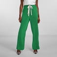 thumbnail image 2 of Seductiva Casual Pants for Women Loose High Waist Pressure Stripes Hundred Folds Wide Leg Pants for Women Down Drag Straight Leg Casual Pants Beach Pants Loose Fit, 2 of 4