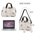 thumbnail image 3 of FORMRS 16" Laptop Bag Carrying Sleeve Case with Handle Travel Shoulder Briefcase, Gray Bears, 3 of 8