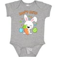 thumbnail image 3 of Inktastic Happy Easter Bunny with Eggs and Carrot Boys or Girls Baby Bodysuit, 3 of 5