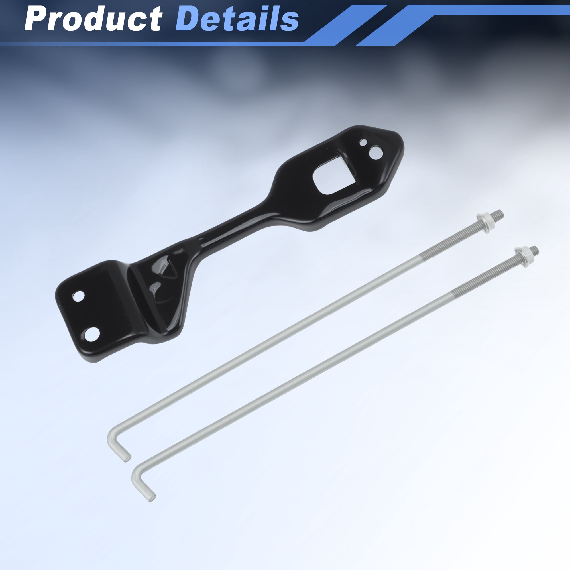 Unique Bargains Battery Hold Down with J Bolt Kit for Honda Accord 2013-2017