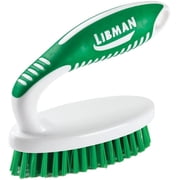 Libman Scrub Brush Kit Three Different Durable Brushes for Grout, Tile, Bathroom, Kitchen. Easy to Handle, Strong Fibers for Tough Messes Family Made in the USA, Unisex Lot 2406