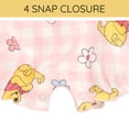 thumbnail image 6 of Disney Winnie the Pooh Baby Girls' 2-Pack Short Sleeve and Sleeveless Bubble Romper Set Tusk and Pink Winnie the Pooh and Piglet, 6 of 14
