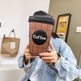 thumbnail image 3 of Jiibva Women's Phone Bags Purses, Personality Coffee Cup Shape Crossbody Bag, Pu Leather Chain Shoulder Bag Handbag Ladies Satchel Bags for Travel, Work, 3 of 7