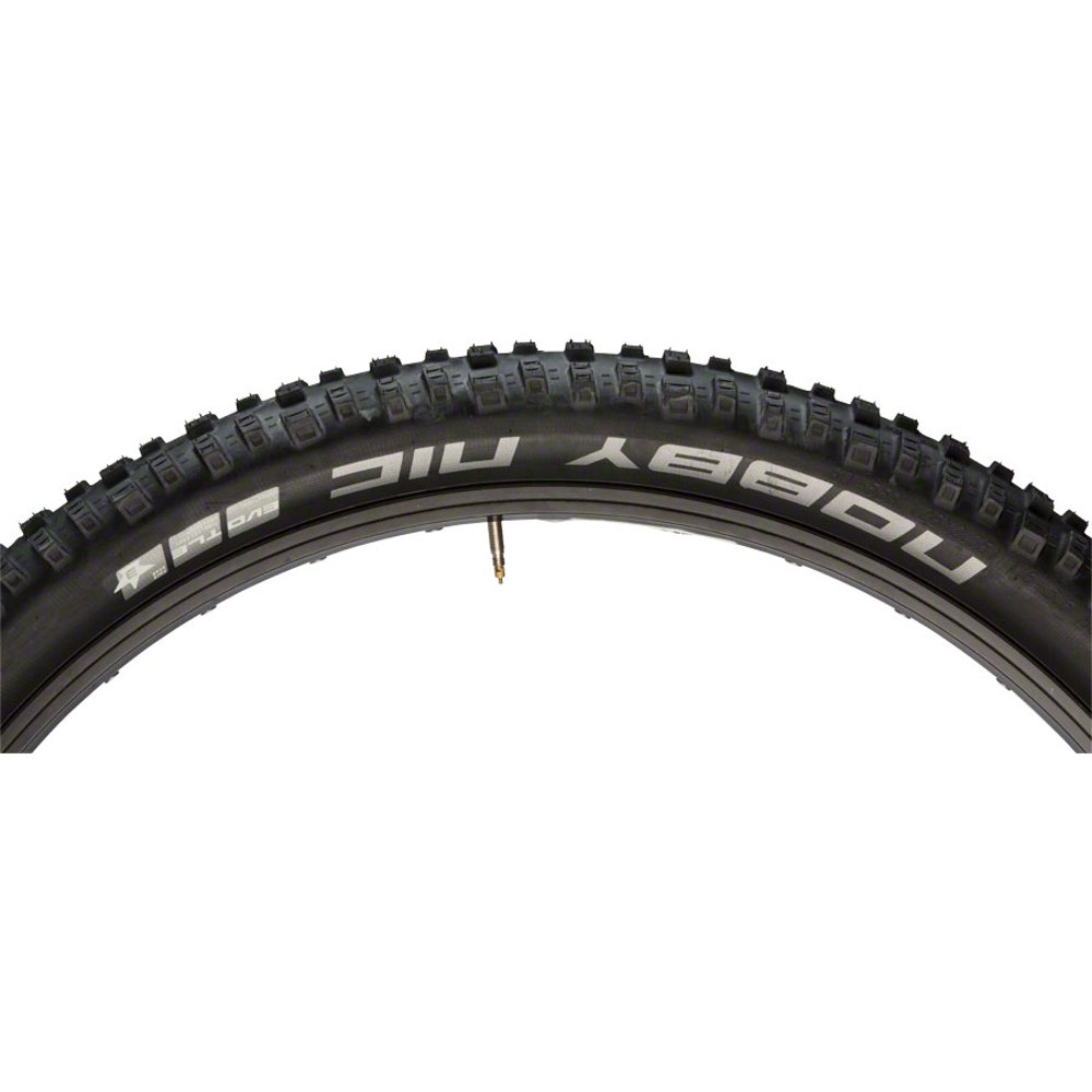 Schwalbe Nobby Nic Tubeless Easy SnakeSkin Tire, 29x2.35 EVO Folding Bead Black with TrailStar
