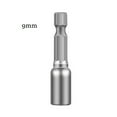 thumbnail image 1 of 6-13Mm Socket Magnetic Nut Screwdriver 1/4" Hex Shank Electric Drill Bit 9Mm, 1 of 6