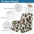 thumbnail image 5 of Kuiaobaty Cow Pattern Reclining Slipcover Easy Replacement Recliner Chair Cover Breathable Reclining Sofa Slipcover Washable Recliner Couch Cover with Pocket for Living Room, 5 of 8