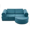 thumbnail image 2 of Couch 14PCS Luxury, Floor Sofa Modular Furniture for Adults,Kids, Modular Foam Play Couch Sectional Sofa My Lux Decor Round, 2 of 12