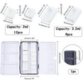 thumbnail image 2 of Empty Watercolor Tins Box with 12pcs Half Pans 8pcs Full Pans Watercolor Paint Palette Watercolor Tin Box with Lid Empty Watercolor Pans, 2 of 7