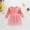Pink, variant on Herrnalise Toddler Kids Girls Cute Net Yarn Long Sleeve Cotton Ruffle Romper Jumpsuit clearance under 5