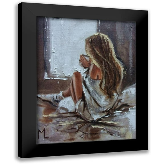 Luniak, Monika 12x14 Black Modern Framed Museum Art Print Titled - Breakfast Coffee