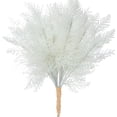 thumbnail image 1 of Xiao Hua 20 tallos de pino artificiales con purpurina navideña para rellenar adornos de árbol de Navidad (blancos), 1 of 5