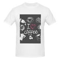 thumbnail image 4 of Bingfone I Love Coffee Men'S Loose Fit Short-Sleeve Pocket T-Shirt, 4 of 7