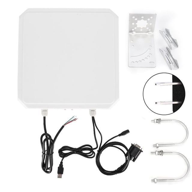 Lector de tarjetas para estacionamiento, Lector de tarjetas UHF RFID resistente al agua de 32,8 pies Lector de tarjetas UHF Rendimiento probado