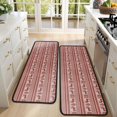 thumbnail image 4 of Kitchen Rugs Sets Of 2,Red Christmas Reindeer Pattern Anti Fatigue Kitchen Mat Rugs Non Slip Washable,Decorative Kitchen Floor Mats for Kitchen,Sink,Laundry,17"x47"+17"x47", 4 of 5