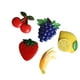 thumbnail image 2 of 5 imanes para refrigerador con forma de fruta, resina, fresa y cereza, diseño aleatorio., 2 of 5