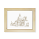 thumbnail image 1 of Rusia House sketch paisaje país City Landmark ilustración patron Escritorio de madera Arte Pintura 6x8 pulgadas marco de foto foto, 1 of 4