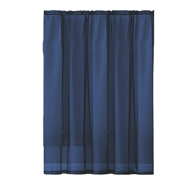 Feltree Oversized Translucent Window Curtain (51x62"), Rod-Pocket Design for Balcony/Office Privacy & Sun Protection