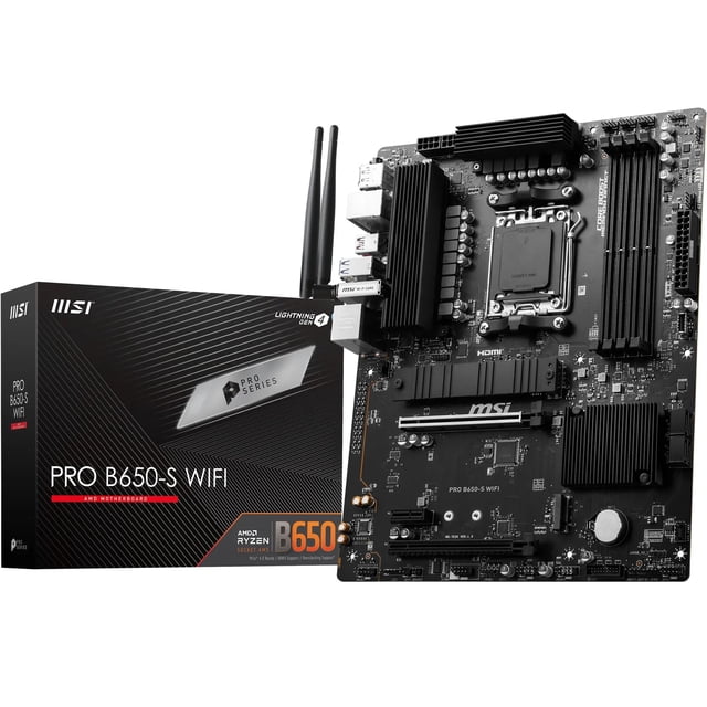 Placa madre MSI PRO B650-S WiFi V1 ATX con soporte AMD Ryzen