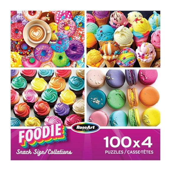 RoseArt - Snack Size 400 pièces - Foodie - Puzzle emboîtable pour adulte