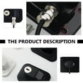 thumbnail image 4 of OUNONA Child Safety Window Lock 1Pack Rectangular Design For Doors And Windows, 4 of 8