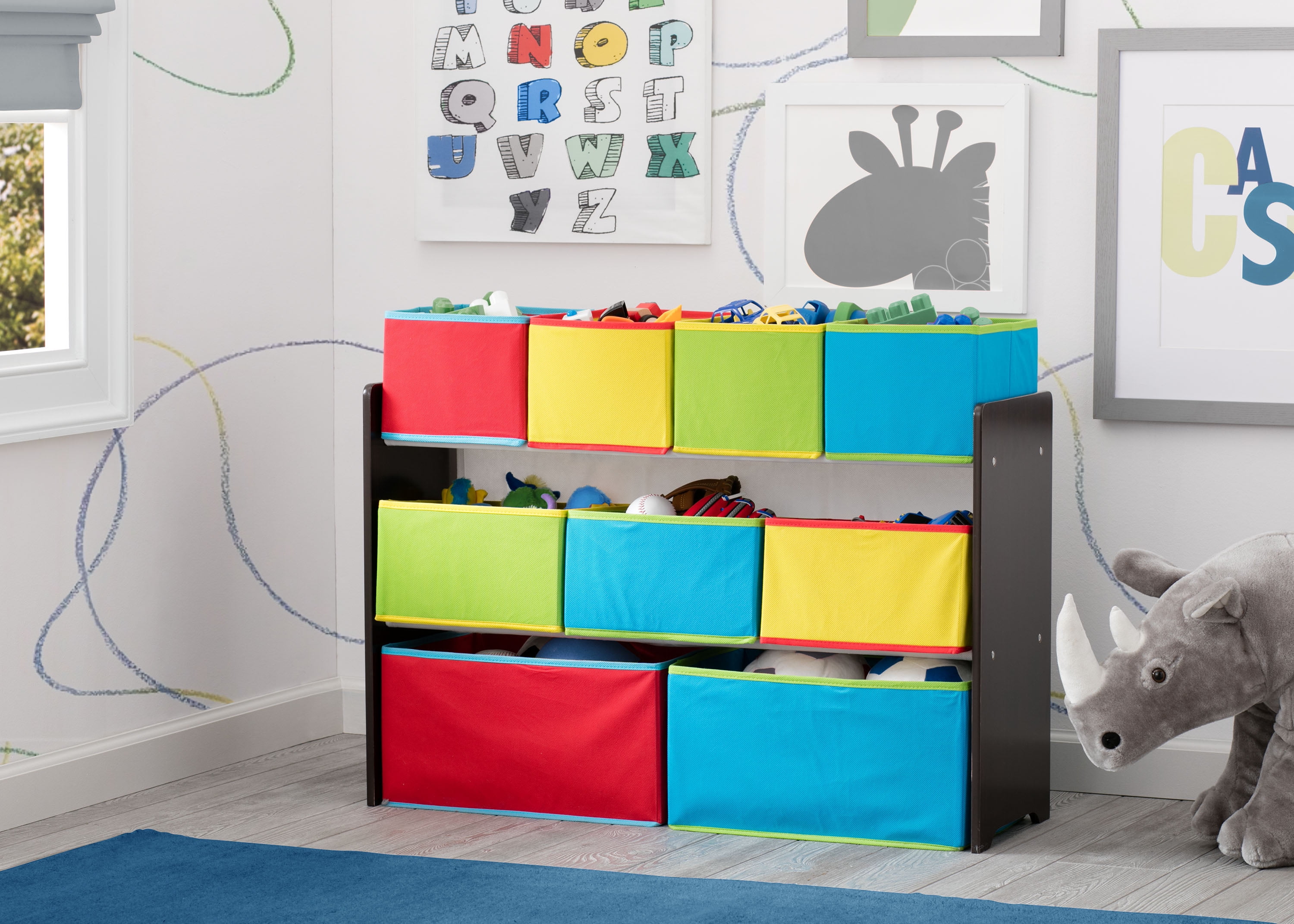 8 bin toy organizer