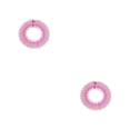 thumbnail image 1 of Vogacara Peine elástico entrelazado con circulares completos, peines flexibles, soporte para diadema, diadema para banquete, tocado Rosa roja 2piezas, 1 of 6