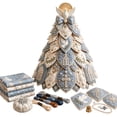 thumbnail image 2 of Religious-Themed Beaded & Quilted Christmas Tree DIY Kit, DIY Patchwork Fabric Tree Craft Set with Angel Nativity and Christmas Symbols, 3D Handmade Holiday Decor for Home, 2 of 4