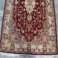 thumbnail image 5 of Ahmedani Linen Shahe-Taj Ruby Red Exclusive Adult Indoor Floor Area Rug Living Room & Bedroom Hand Knotted Wool Silk Home Carpet (6 x 4)', 5 of 9