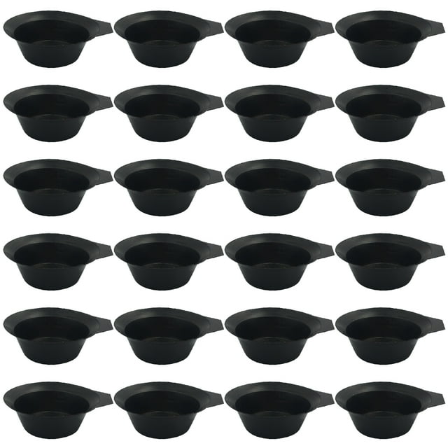 OULII 100pcs Set Hair Dye Bowls Plastic Mixing for Home Users Salon Coloring