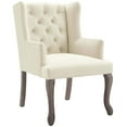 thumbnail image 2 of Modway Realm Armchair Performance Velvet Set of 2 - Ivory, 2 of 7