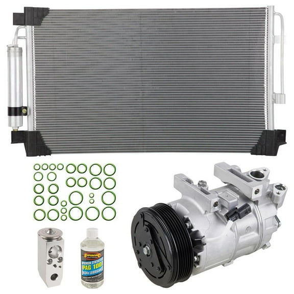 For Nissan Altima 2013-2016 OEM AC Compressor w/ Condenser Drier - BuyAutoParts