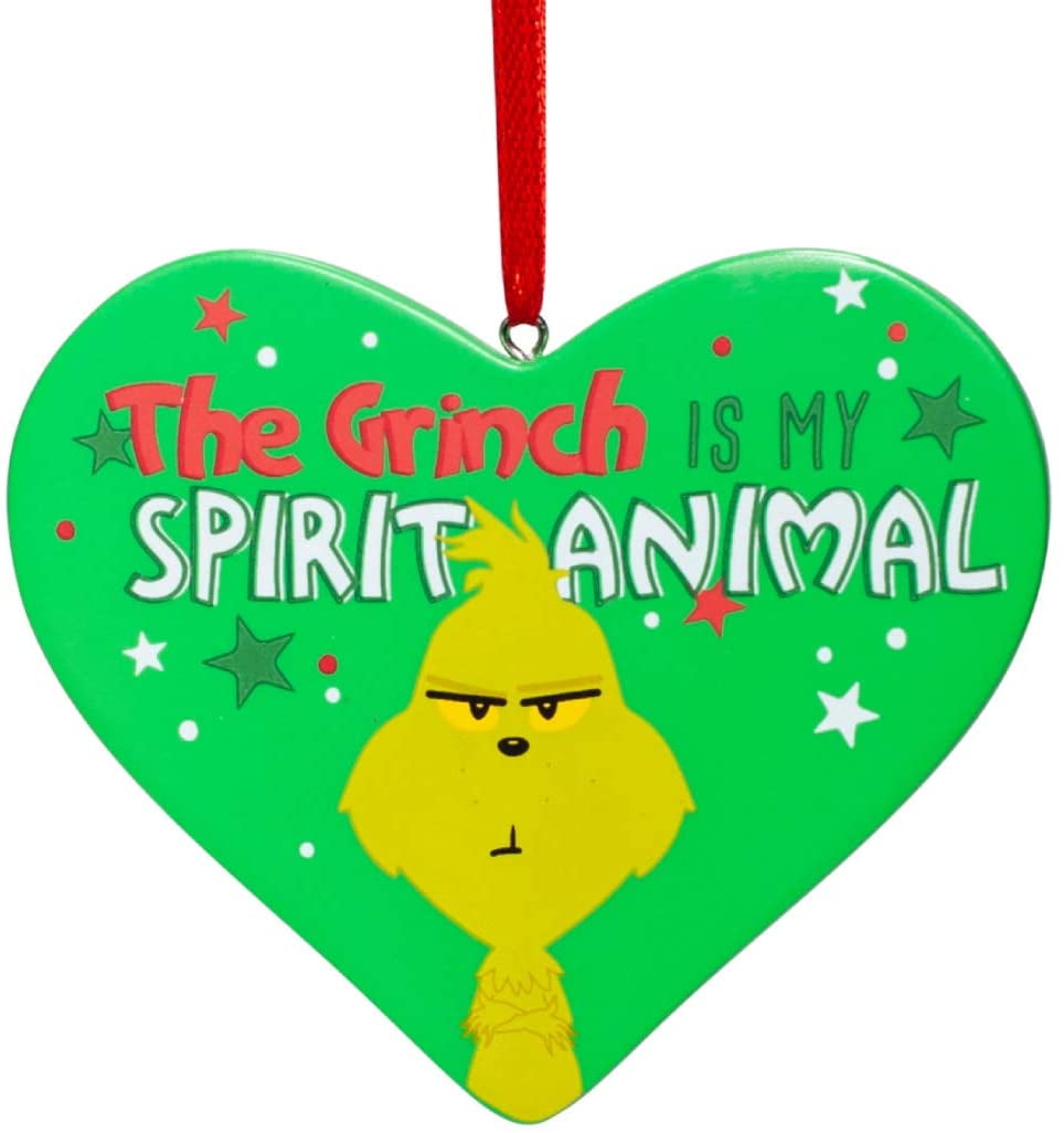 Dr. Seuss The Grinch Spirit Animal Ornament - Walmart.com