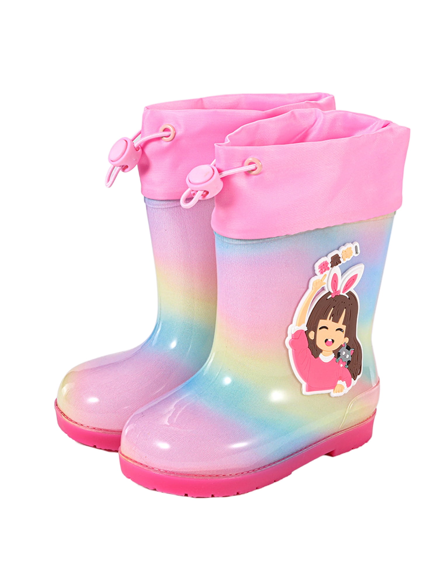 Tenmix Children Rain Boot Slip Resistant Waterproof Booties Cartoon ...