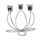 thumbnail image 4 of Candelabro de metal Macarena elegante soporte para velas cónico para 3 velas, 4 of 8