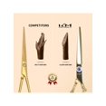 thumbnail image 5 of 6.5-Inch Full Golden Hair Cutting Scissors With Blue Sapphire For Professional Or Home Use, 5 of 5