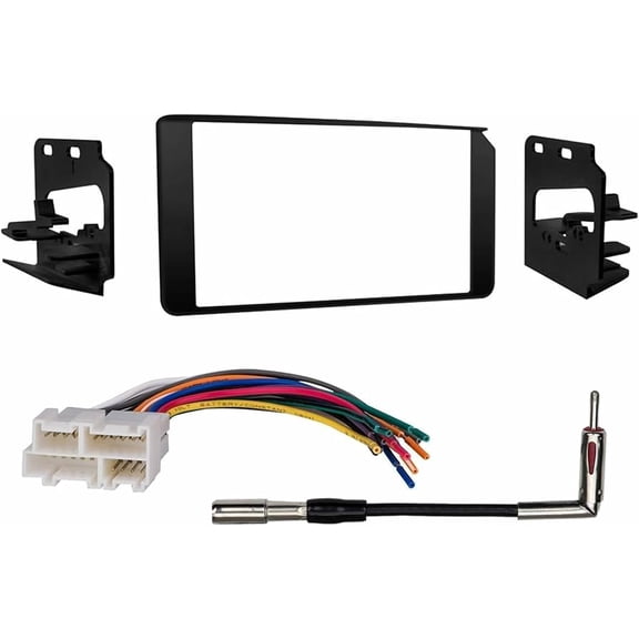 Double DIN Car Stereo Install Kit & Harness Fit 1995-2002 C/K Silverado/Sierra