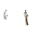 thumbnail image 1 of Figura de pingüino de resina, estatua de animal para inauguración de la casa, mesa, bar, dormitorio, oficina, adorno decorativo de mujer tribal africa, 1 of 8