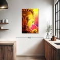 thumbnail image 3 of Elephant Stock Stunning Buddha Wall Art - Vertical Canvas Wall Art - Living Room Wall Decor - Religion And Spirituality Canvas - Brown And Yellow Decor - 24" x 36", 3 of 8