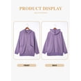 thumbnail image 4 of Chaqueta Eytino de punto gofrado para mujer, talla grande, 2 unidades, color morado, 4 of 6