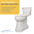 thumbnail image 2 of Toilevator Toilet Riser, 11.5"x23"x3.5", 500-lb Capacity, 1 Pack, 2 of 10