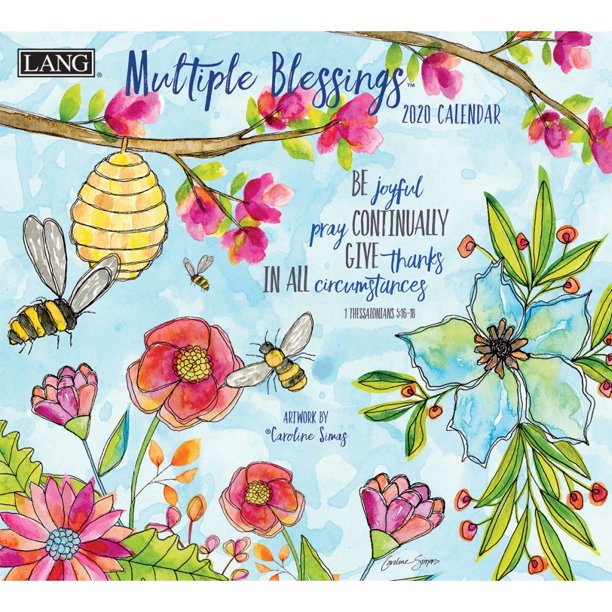 LANG, 2020 WALL CALENDAR, MULTIPLE BLESSINGS