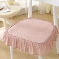 thumbnail image 5 of Chair Covers for Dining Chairs, Princess Chair Cushion European Style Linen & Polyester Breathable Pad, Dining Chair Seat Covers Cute Washable Cover, 5 of 6