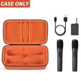 thumbnail image 2 of Estuche de almacenamiento Boobewl para micrófono Bluetooth inalámbrico, naranja, 2 of 8