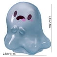thumbnail image 3 of Halloween Decorations Indoor Outdoor - Little Ghost - Glow In The Dark Mini Figurines Resin Cake Topper Decorations Fairy Garden Miniature Car Ornament Tiny Animal Fish Tank Decor Dollhouses Toys, 3 of 4