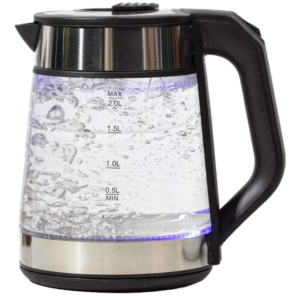 1.7L Electric Kettle, Speed-Boil Glass Electric Water Boiler & Warmer 1100W Tea Heater Auto Shut-Off